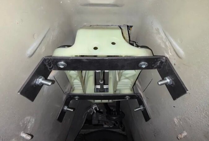 Custom shifter bracket, designed live